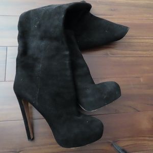 PRADA Suede Knee Boots - USED